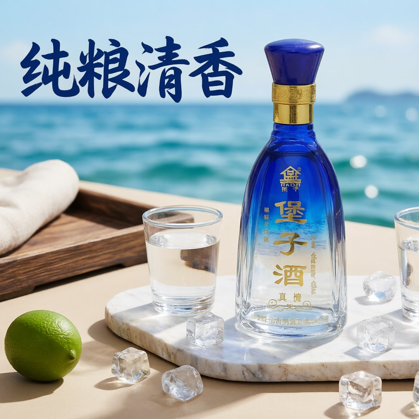 山西榆次堡子酒真情清香型纯粮白酒整箱6瓶40度450ml中国历史名酒