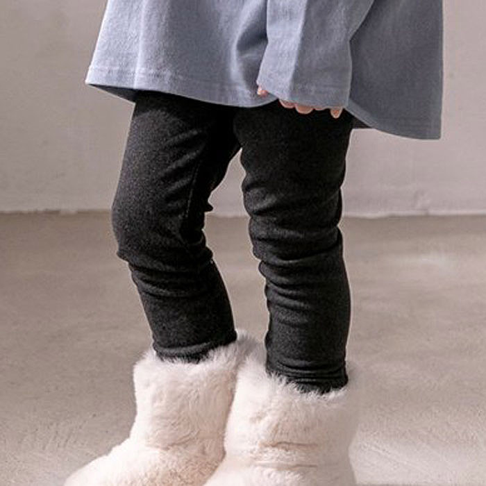 韩国童装代购2025冬款OATMEAL男女孩宝宝小童百搭加厚儿童打底裤