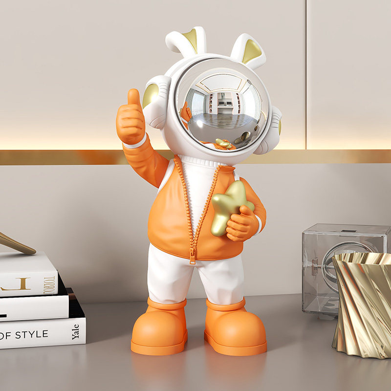 太空人宇航员小摆件客厅酒柜老板办公室柜子软装饰品桌面卡通人物