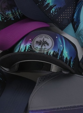 Sundaze Performance Snapback (NIFT)美国户外北极光刺绣棒球帽