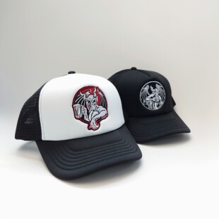 啤酒恶魔刺绣海绵网帽Stone Brewing美国巨石精酿潮牌货车帽棒球