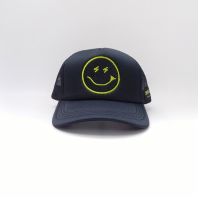 Winky Smiley Trucker Hat夏威夷休闲品牌海岛度假风笑脸海绵网帽
