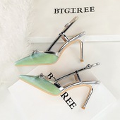 2025新款 细跟气质高级不累脚包头 配裙子女鞋 蝴蝶结巨好看高跟凉鞋