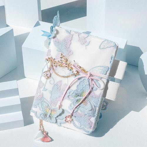 立体刺绣文艺精致日记手帐本套装