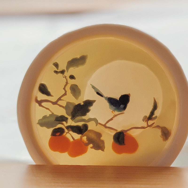 墨下时光激光浮雕火漆印章