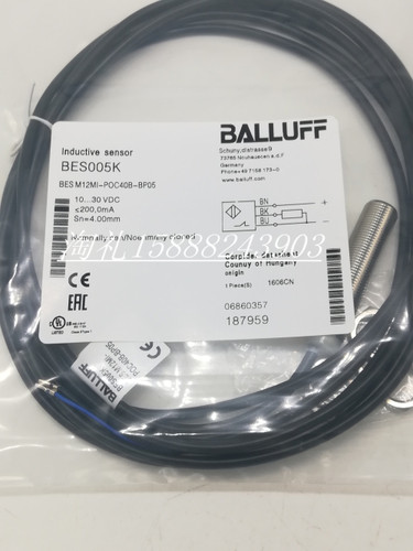 全新巴鲁夫电感式接近开关BES005K BES M12MI-POC40B-BP05传感器