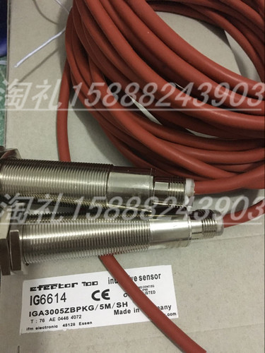全新易福门接近开关IG6003 IG6007 IG6018 IG6019 IG6119 IG6614