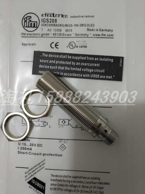 易福门电感式接近开关