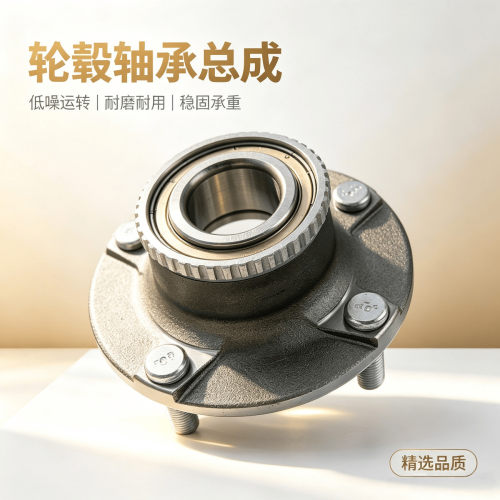 汽车后轮轴承轴头稳固承重