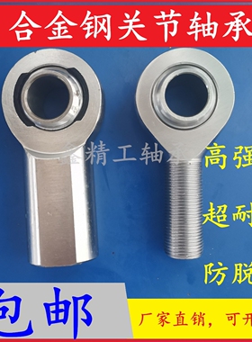 重型高强度合金钢注塑杆端关节轴承 SI 内丝 SA 外丝鱼眼杆端球头