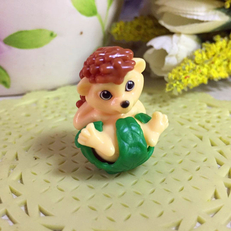 健达奇趣蛋内玩具女孩版可爱小动物狐狸刺猬白兔