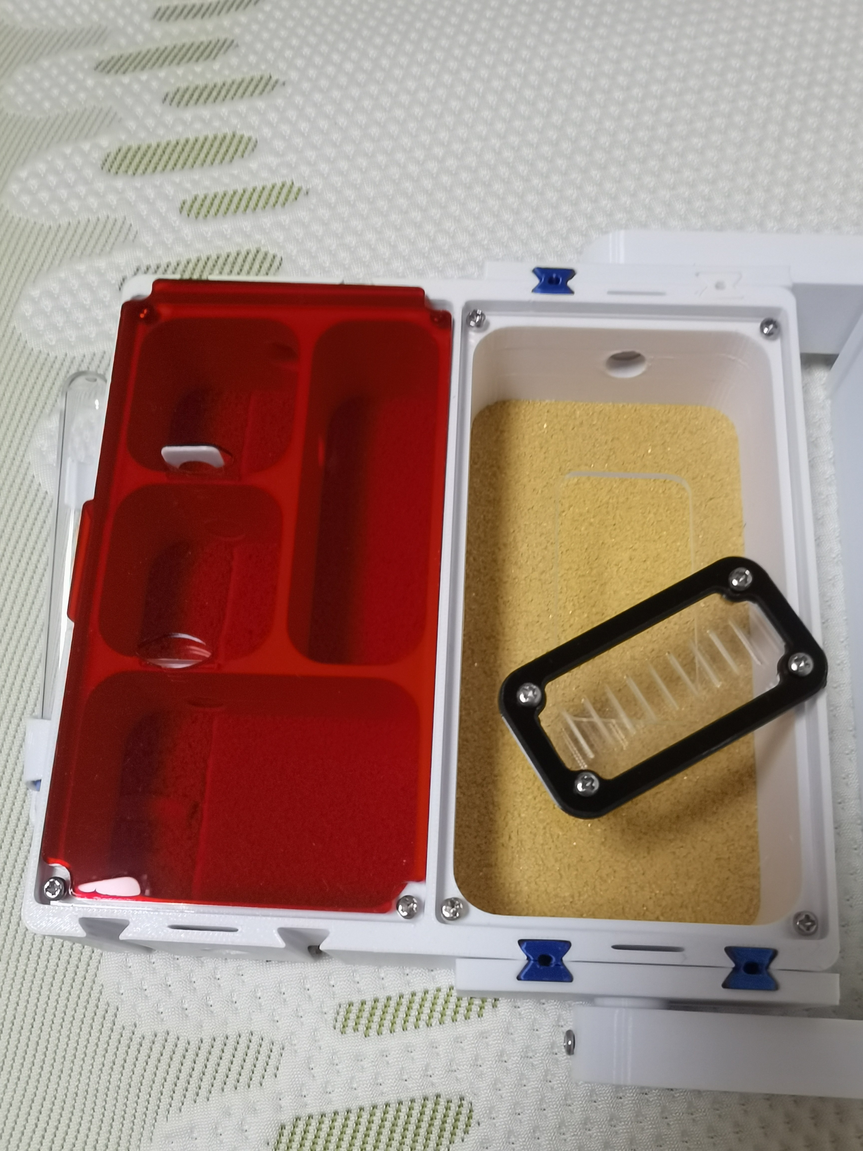 蚁巢干湿分离新后巢蚂蚁城堡试管生态箱学生蚂蚁观察盒折叠款图片
