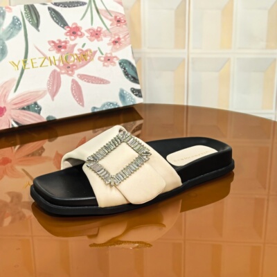 2946/3CM莱卡布清仓撤柜断码处理青厚底凉鞋时尚休闲沙滩鞋女夏天