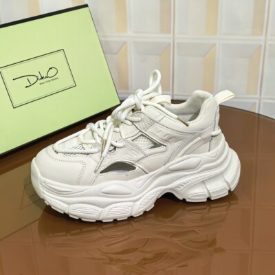 8A20/6CM牛皮清仓撤柜断码处理女鞋女款白色时尚百搭女士夏季透气