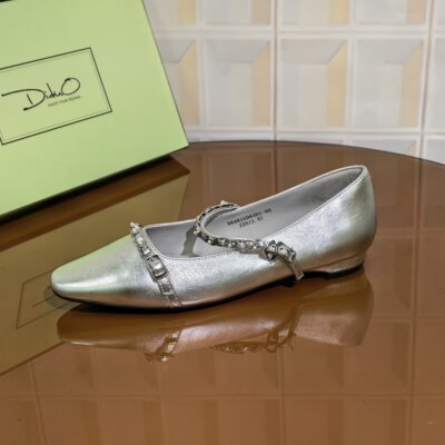 63D1/2CM牛皮清仓撤柜断码处理法式复古方头浅口内增高玛丽珍女士