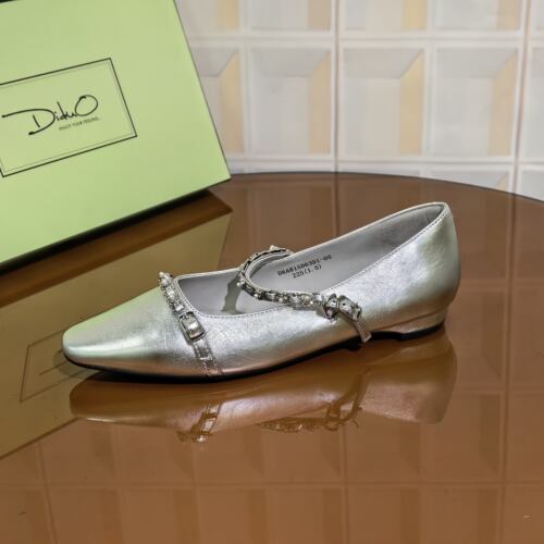 63D1/2CM牛皮清仓撤柜断码处理法式复古方头浅口内增高玛丽珍女士