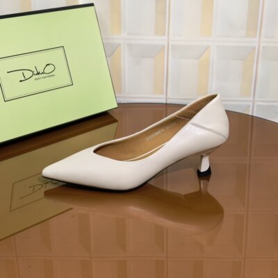 6Q98/4CM羊皮清仓撤柜断码处理时尚百搭细跟尖头女士夏季新款气质