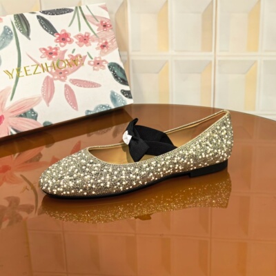 6799/2CM格利特清仓撤柜断码处理软底休闲鞋圆头单鞋灰色平底鞋浅