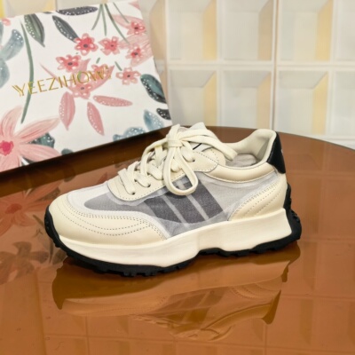 2268/3CM牛皮断码撤柜清仓处理透气耐磨女鞋女士吸汗网面女款防滑