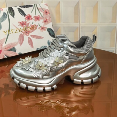 5857/5CM断码撤柜清仓处理小牛皮女士时尚百搭夏季真皮复古厚底女