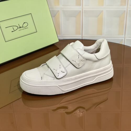 4A37/4CM牛皮清仓撤柜断码处理时尚百搭厚底魔术贴休闲女鞋新款