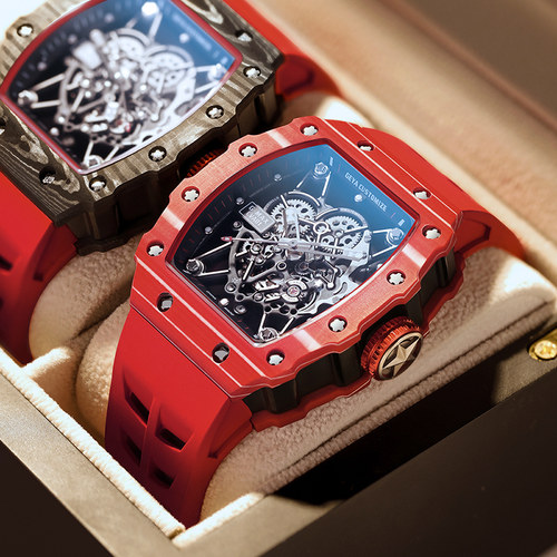 格雅双面镂空机械男表十大品牌