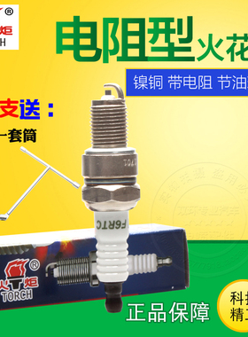 湘火炬火花塞大方带电阻镍合金铜芯 F6RTC正品带防伪码多款车型