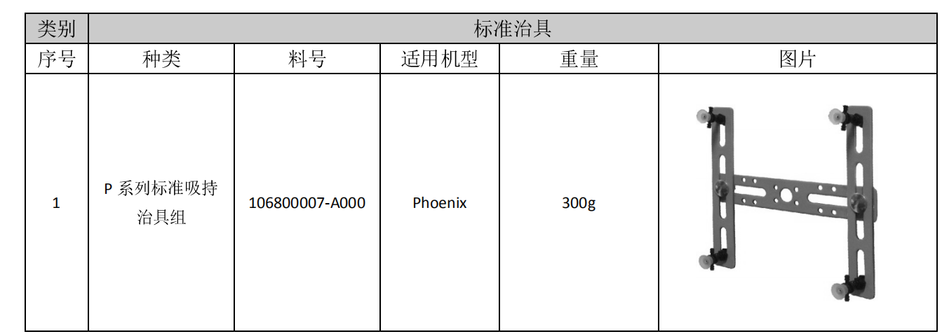 P系列旋臂机标准吸治具套件JA05-200A2/106800007-A000原装配件