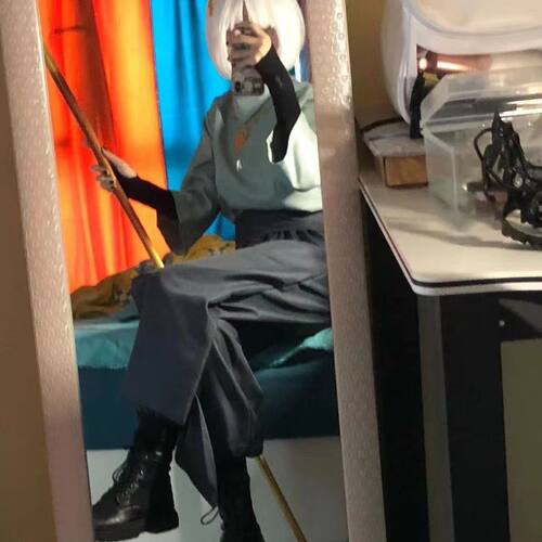 君悦sK.光遇预言季巫师古风长裤cosplay装武士裤全新光遇cos服