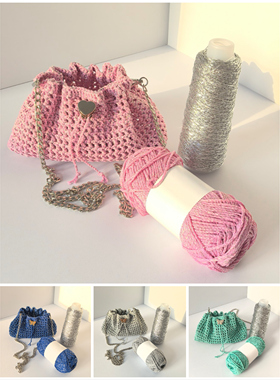 碎银子包编织材料包DIY