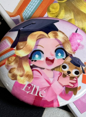 【律政俏佳人】Legally Blonde同人Elle双闪吧唧色纸电影影视