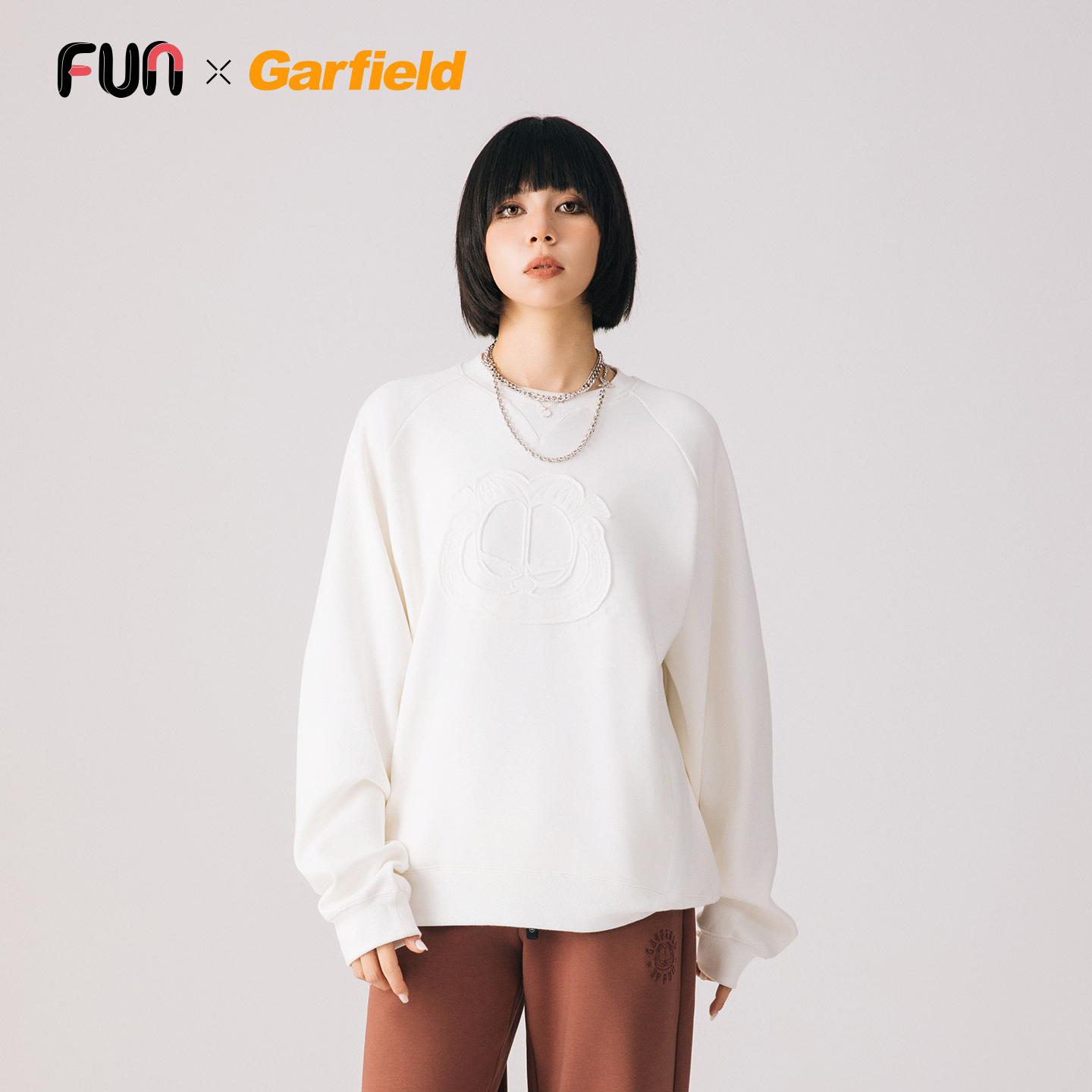 FUNxGarfield联名圆领卫衣