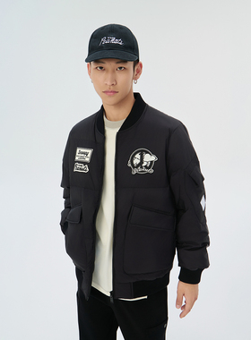 商场同款fun x Snoopy 史努比联名款时尚运动羽绒服FDW74407B