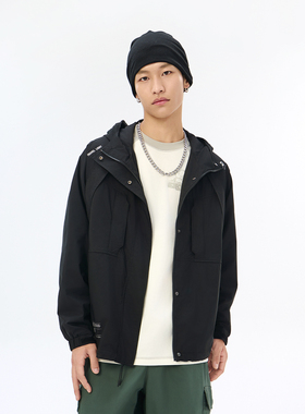 Fun商场同款时尚休闲宽松版风衣FMW24304B