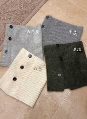 爆款羽绒服搭子圆领的棉服羽绒服都能搭配保暖性很强的围巾6A796