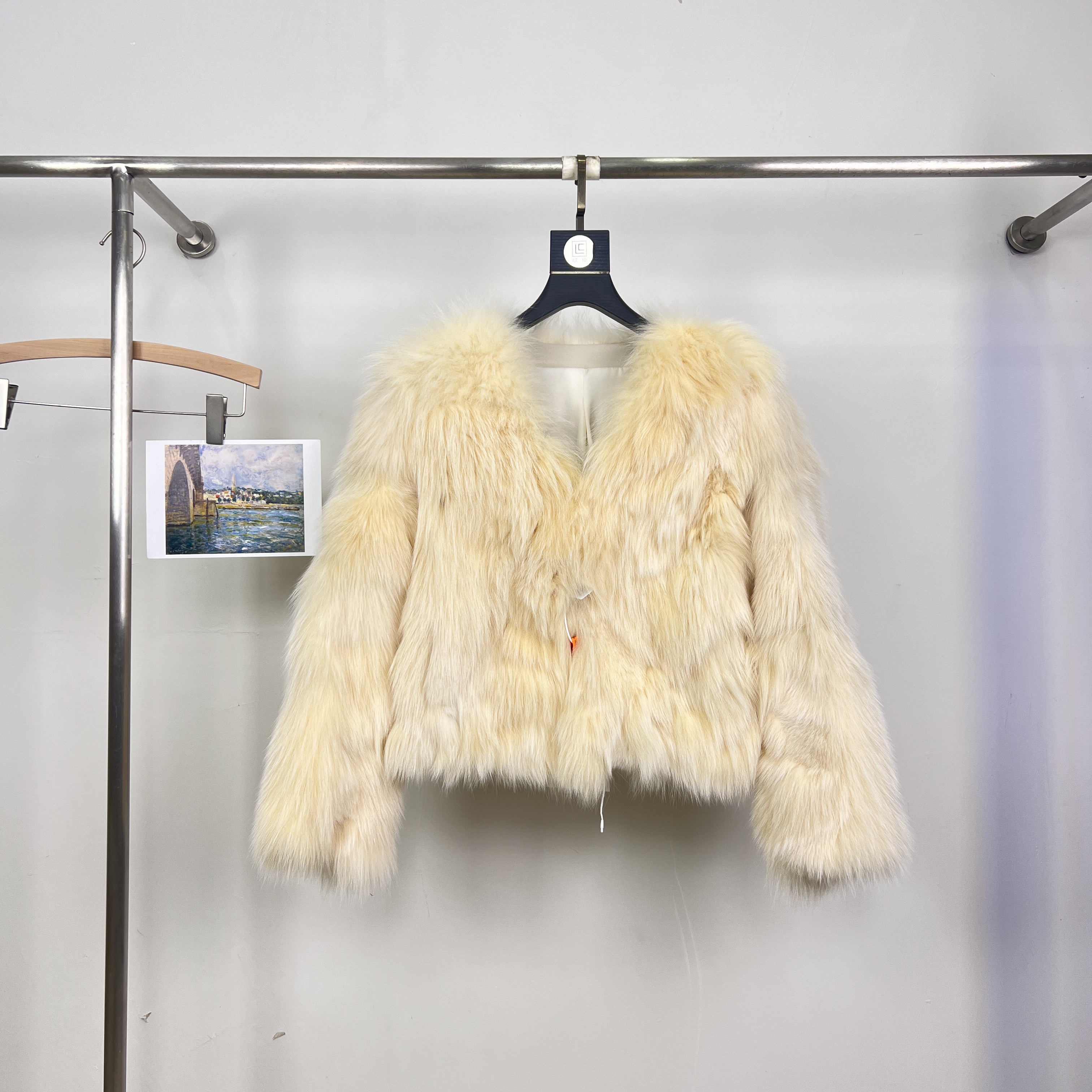 一起设计WER-毛外套时尚加厚保暖皮草外套（含100狐狸毛）FM181