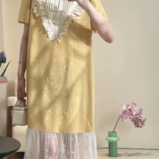 友好连衣裙2025YF339 一起设计连衣裙慵懒千金风高级不费力大码