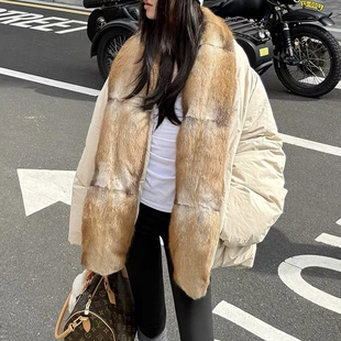 DXJJD2504 含90鹅绒 一起服羽绒服 配可拆卸水貂毛领