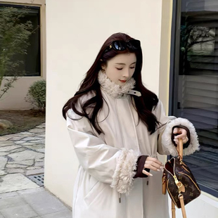 DXJJD2503 口 一起服保暖羽绒服外套 不可拆卸羊毛领袖