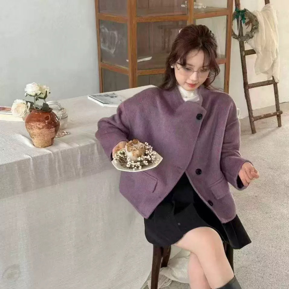 一起领高级感小众设计气质宽松羊毛外套（含100羊毛）YS2-23211,女装/女士精品,羽绒服,淘宝优惠券,粉丝福利购,淘宝优惠卷