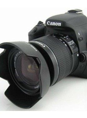 适用于佳能EW-60C 600D550D450D650D相机18-55单反镜头58MM遮光罩