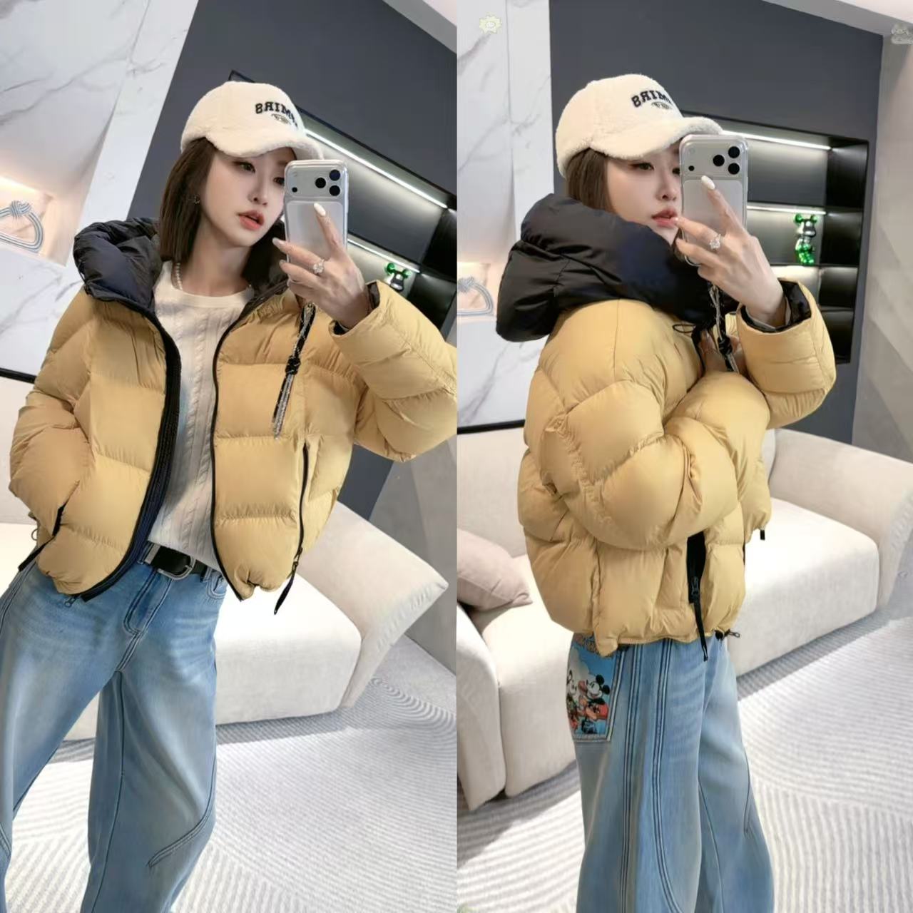 【熙薇SIVI】2025冬季新款超软时尚休闲羽绒服外套H6372