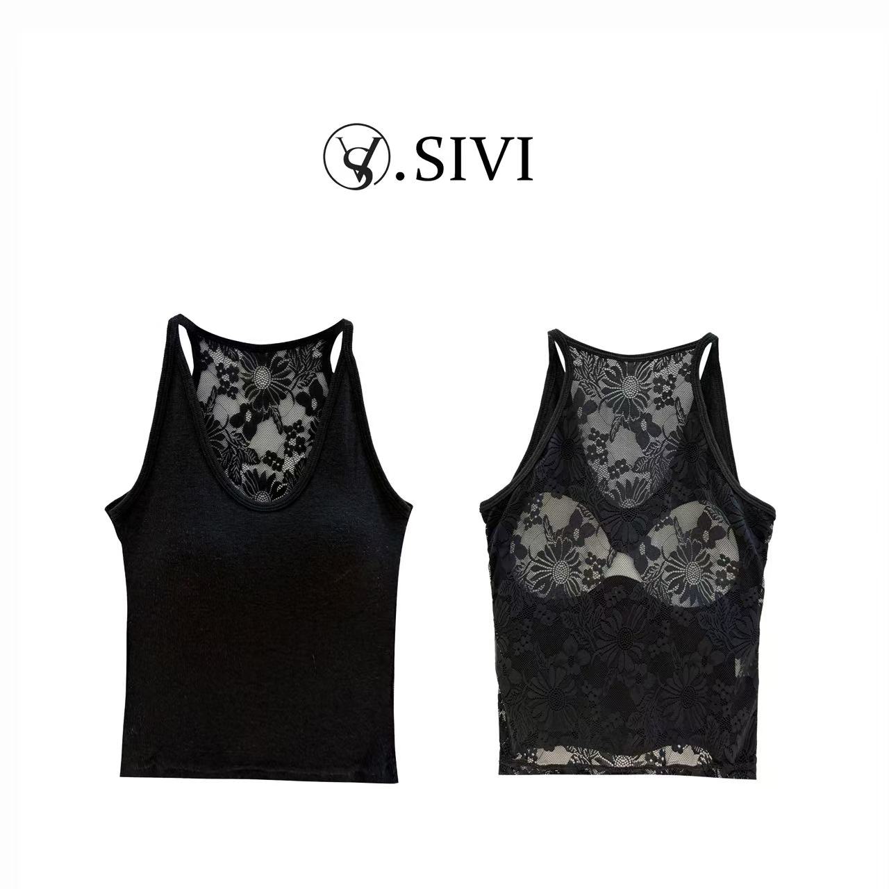 熙薇【百搭背心2025早秋新款时尚休闲简约修身百搭打底背心H3768