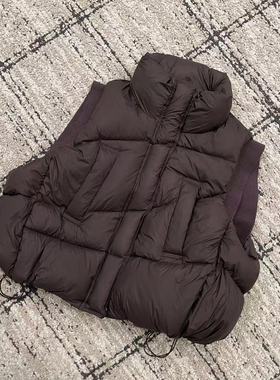 熙薇【麦冬凝露】2025秋冬新款时尚休闲马甲羽绒服外套H5871