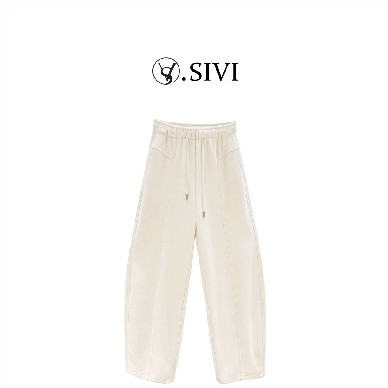 熙薇【倾心礼遇】2025早秋新款时尚休闲百搭显瘦羊毛裤H5235