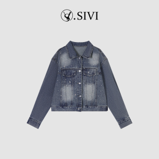 春季 2026新款 牛仔休闲外套M2072 蝴蝶纷飞 熙薇