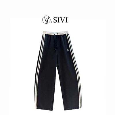 熙薇【星与野】2026新款阔腿休闲显瘦休闲裤M2036