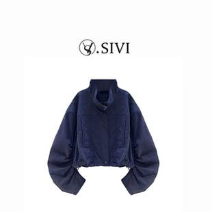 复古港风时尚 熙薇 新款 2026春季 休闲外套M2175 海洋之心