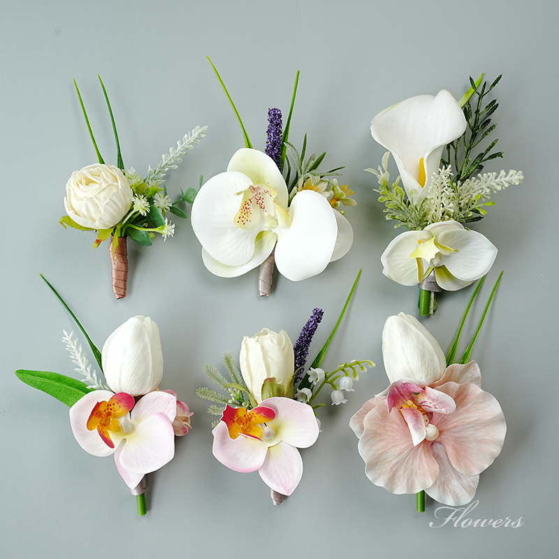 全套庆典开业摄影新郎新娘胸花