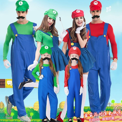 Костюм для детей и взрослых, комбинезон подходит для мужчин и женщин, xэллоуин, семейный стиль, косплей